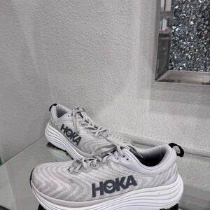 Hoka Light Gray Athletic Sneakers size 10.5